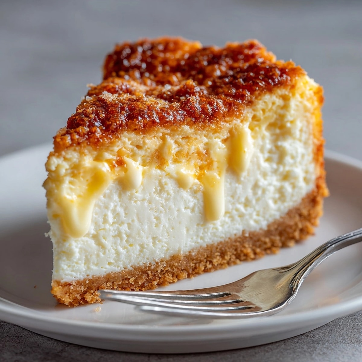 Puszysty, domowy sernik polski na zdjęciu, przywołujący świąteczne wspomnienia smakiem i aromatem wanilii.