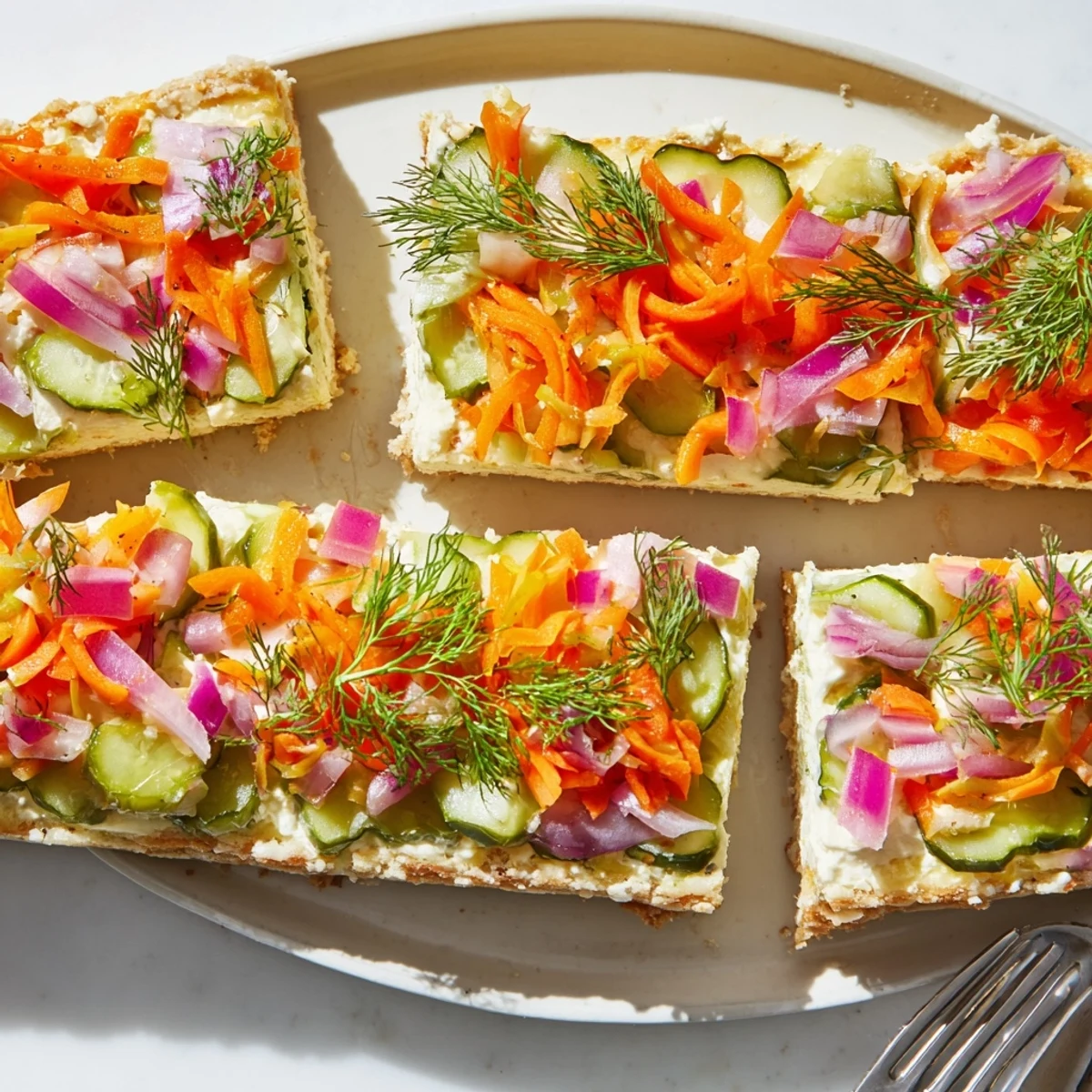 Pickled Vegetable Sernik Bars