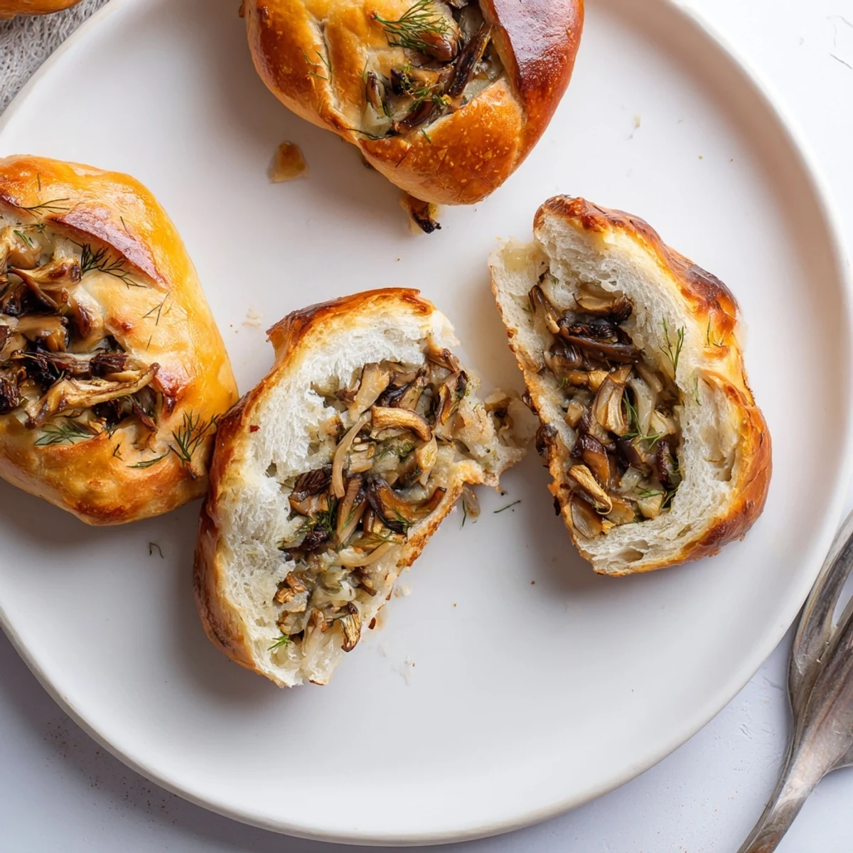 Forest Mushroom Pirozhki Slices