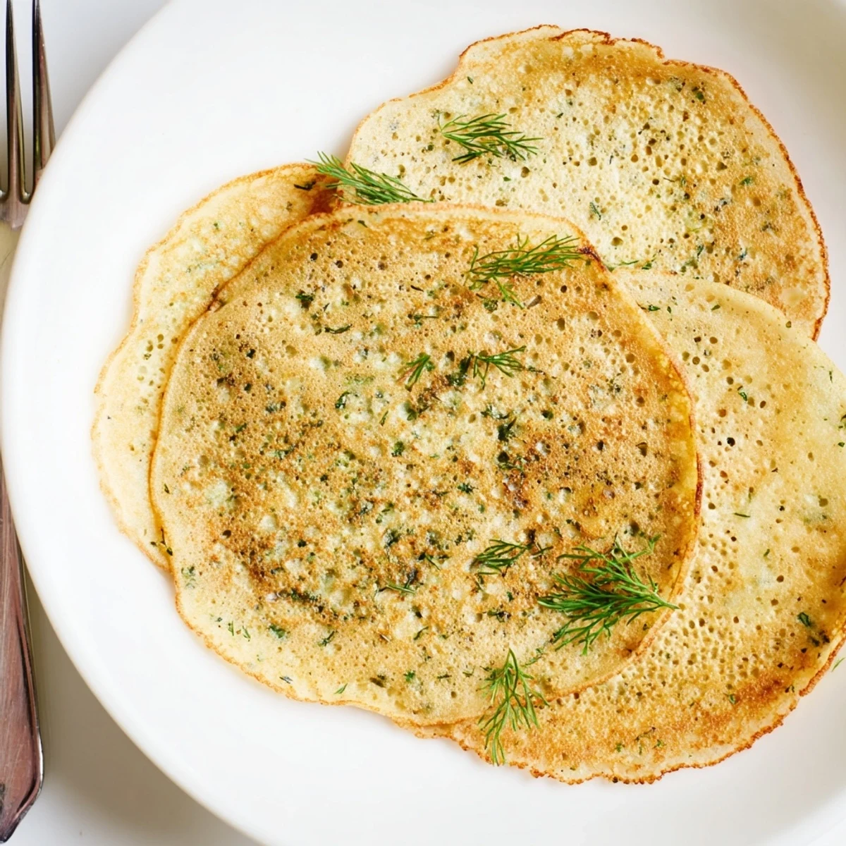 Soczyste, lekkie bliny z gryki, smakowicie udekorowane wędzonym łososiem.  