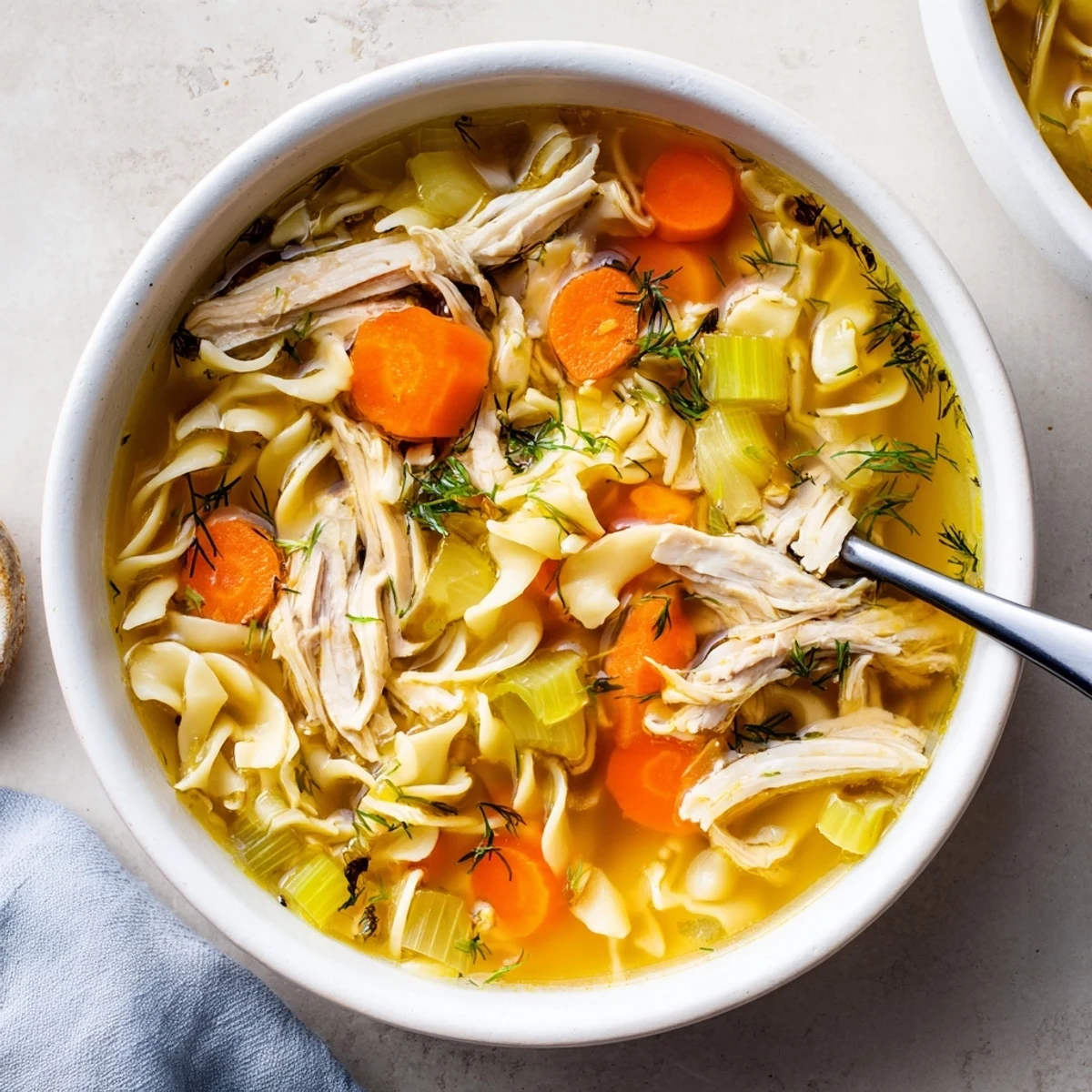 Rosół Chicken Noodle Soup Bowl