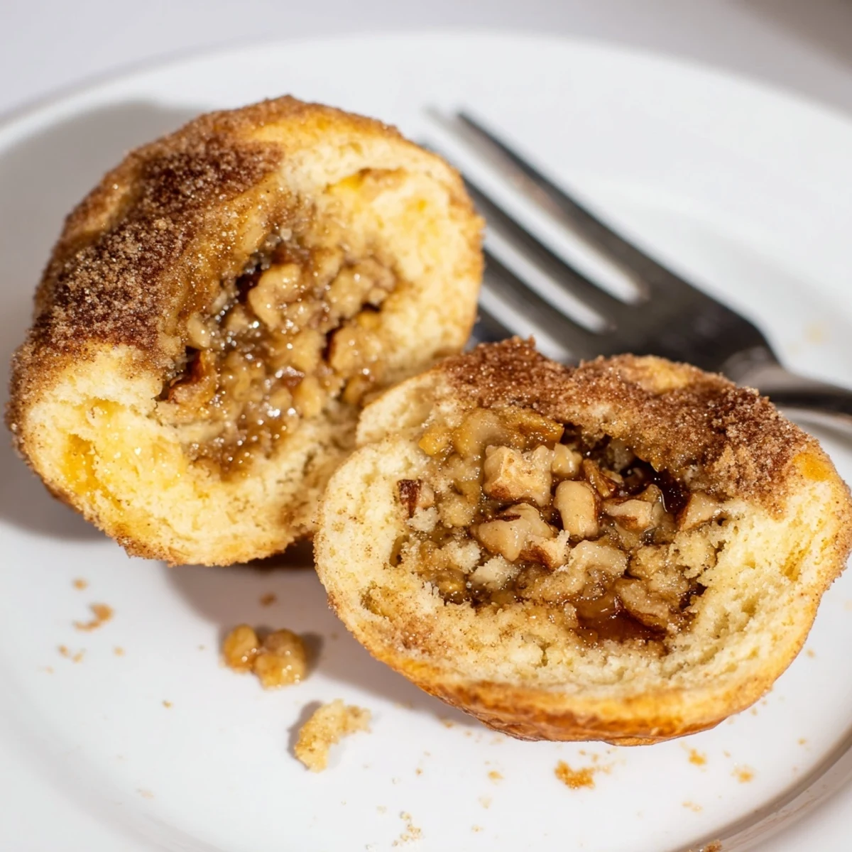 Honey Walnut Pączki Muffins