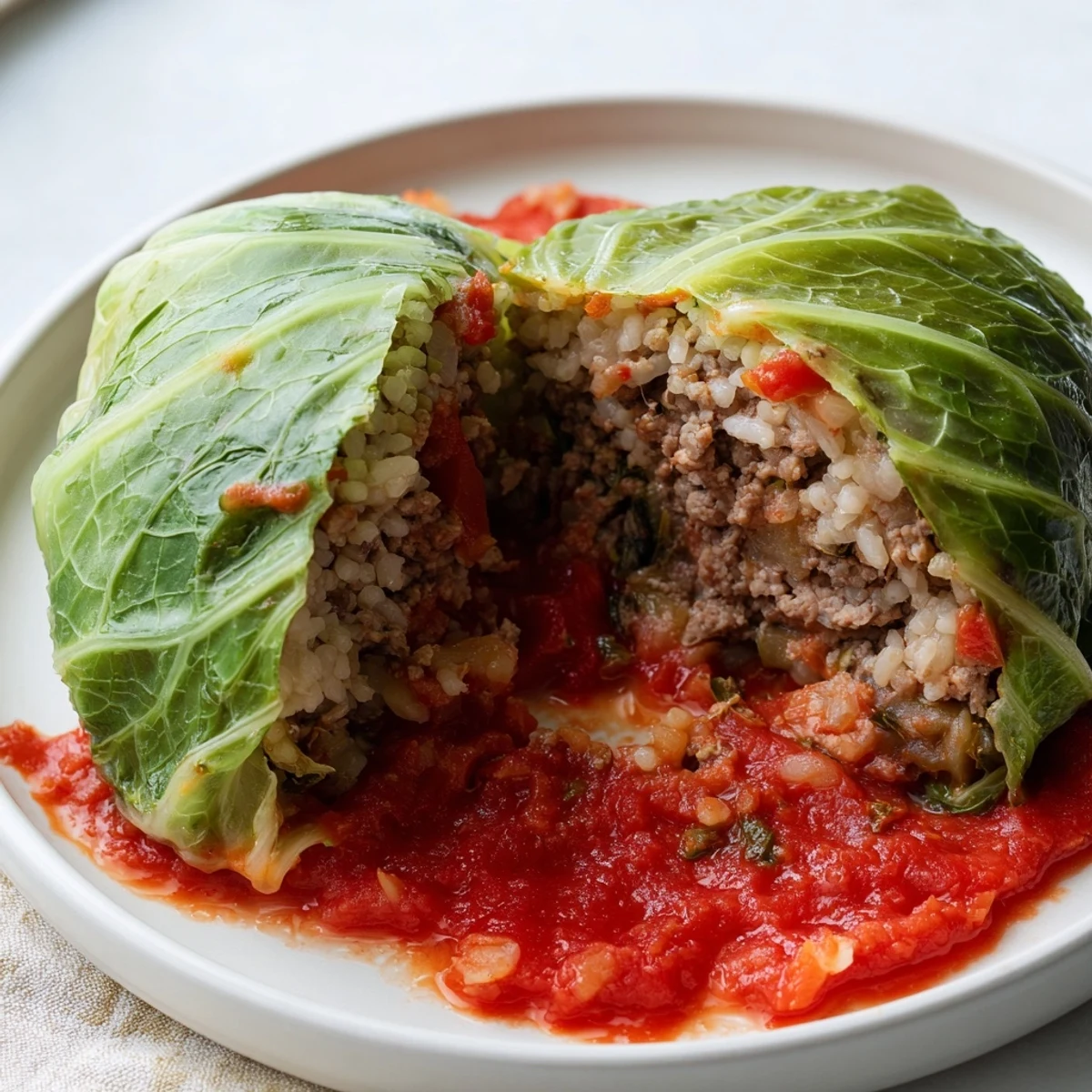 Gołąbki z mięsem i ryżem