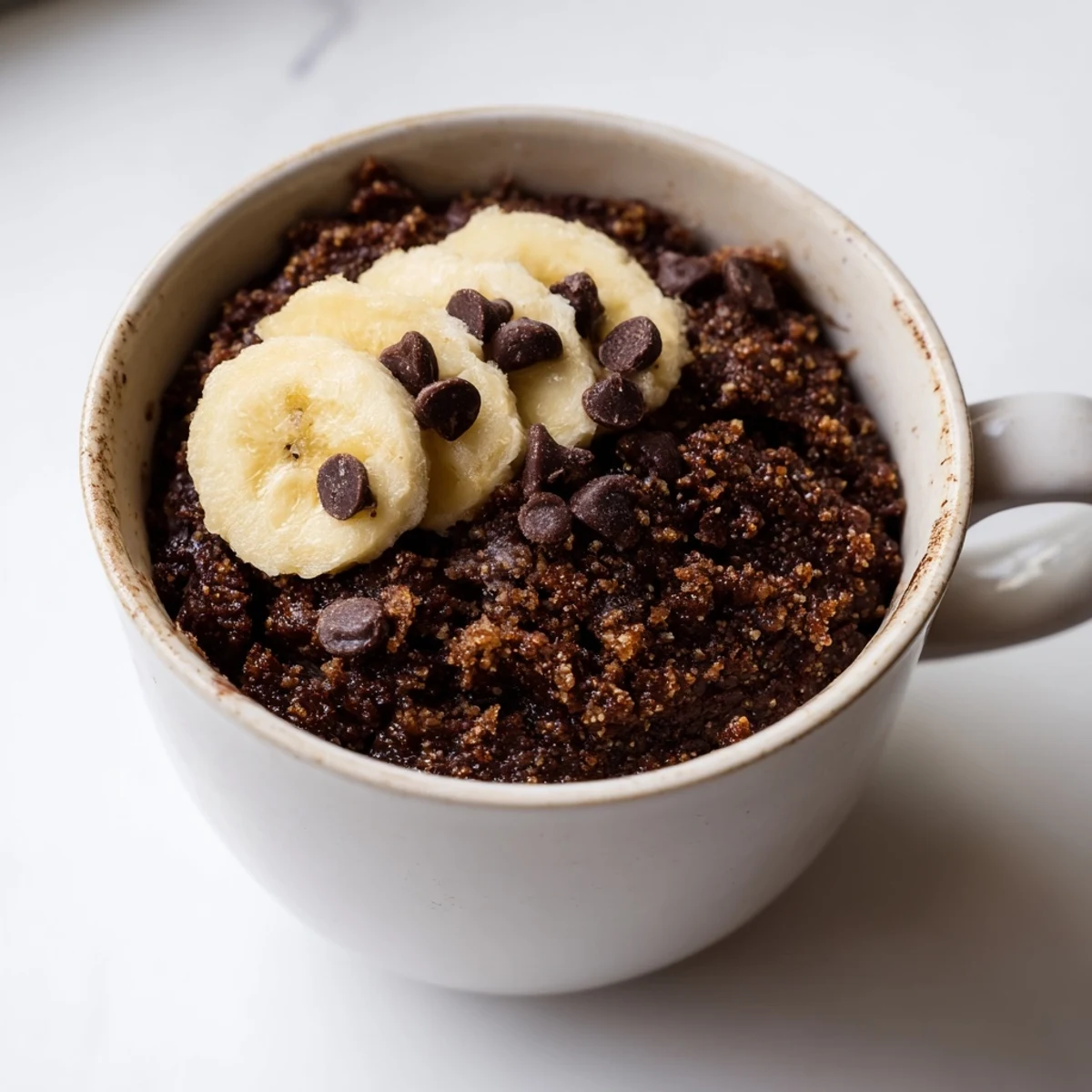 Czekoladowy bananowy deser kubkowy