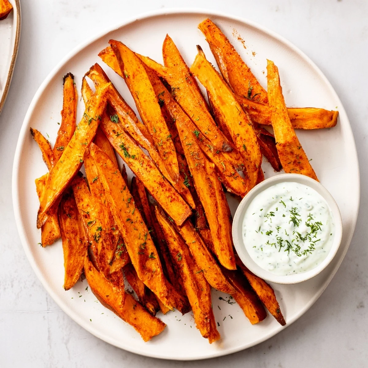 Słodkie ziemniaki z jogurtem