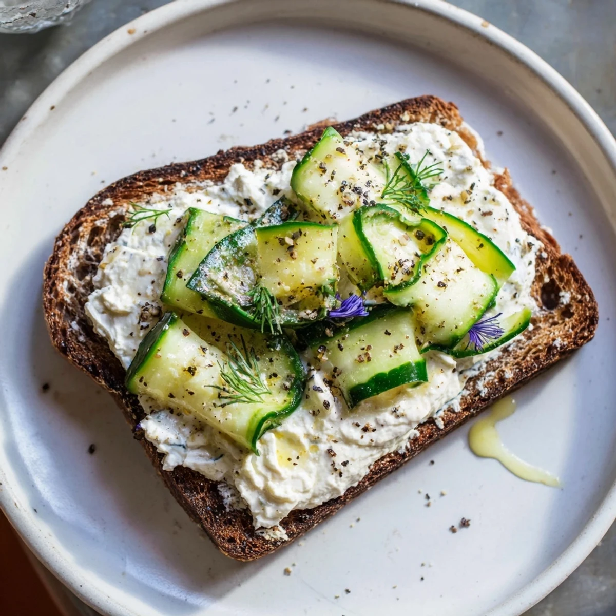 Vibrant Żytniak Tartine, a quick and easy open-faced sandwich topped with crisp radishes.
