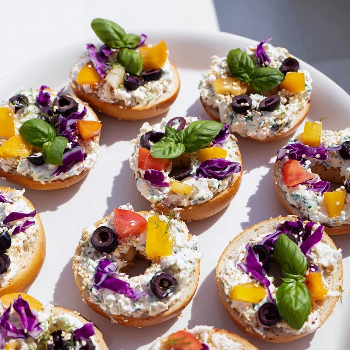 Olimpijskie krążki mini bajgle