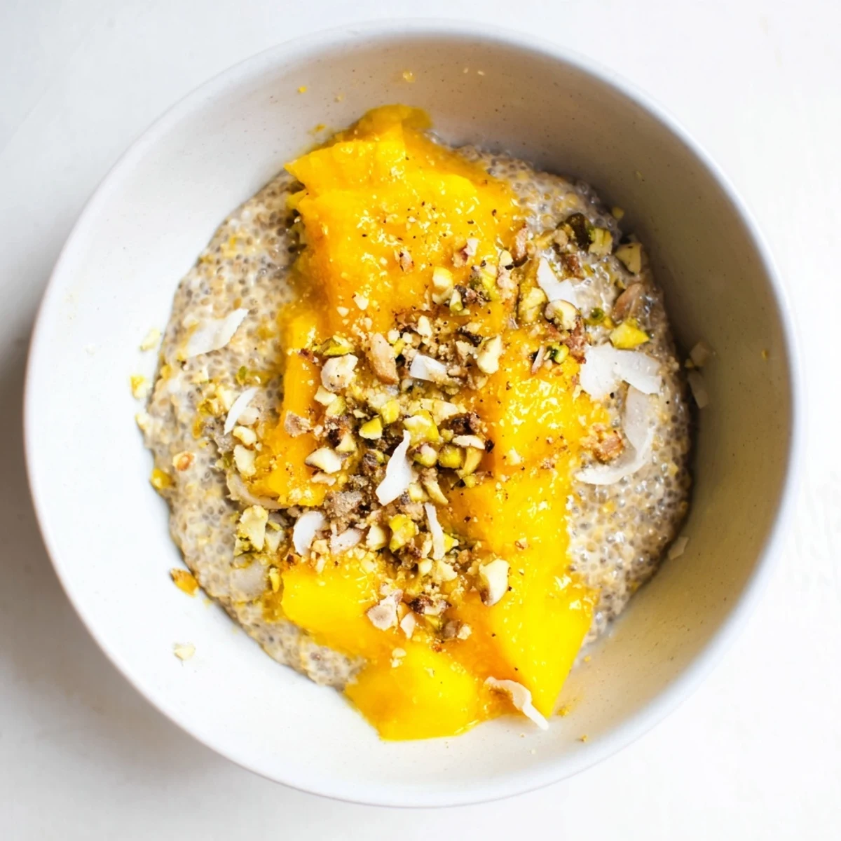Mango kokos chia deser