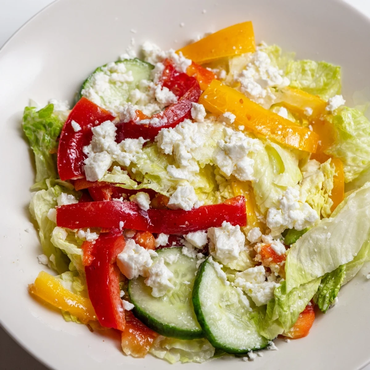 Bella Hadid świeża sałatka