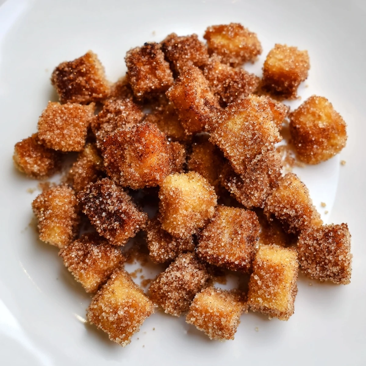 Miniaturowe French Toast Cereal, zanurzone w mleku, stanowią idealne, szybkie śniadanie w amerykańskim stylu.