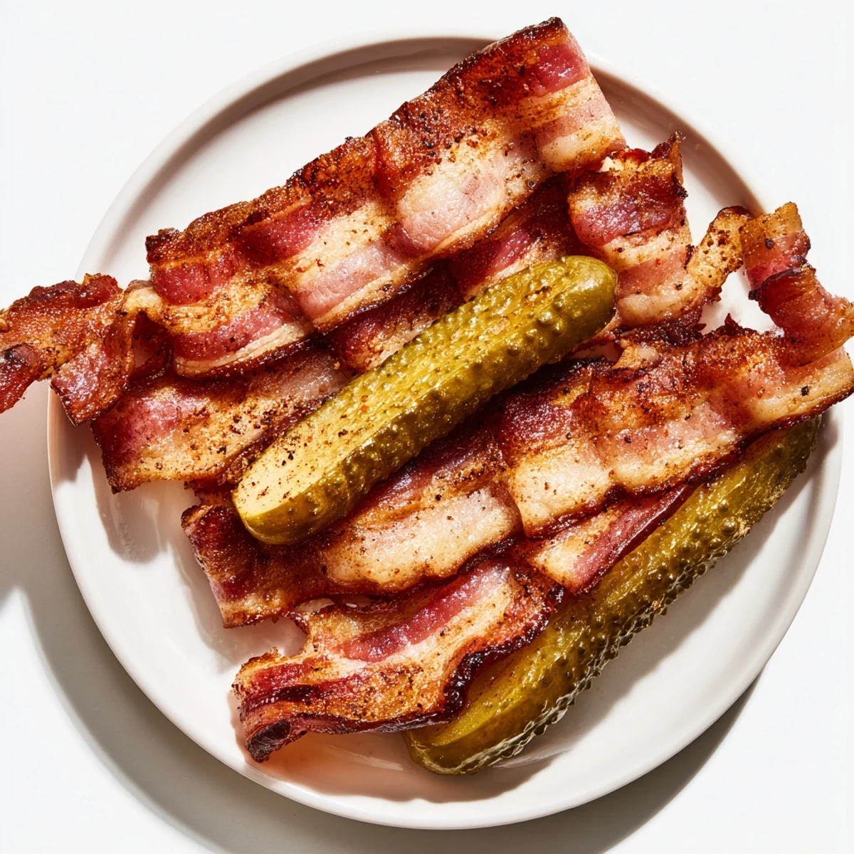 Boczek Owijane Kiszone Ogórki