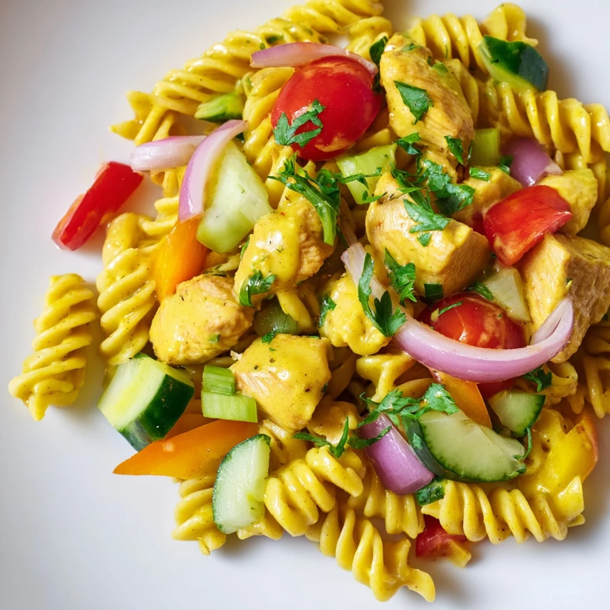 Honey Mustard Chicken Pasta