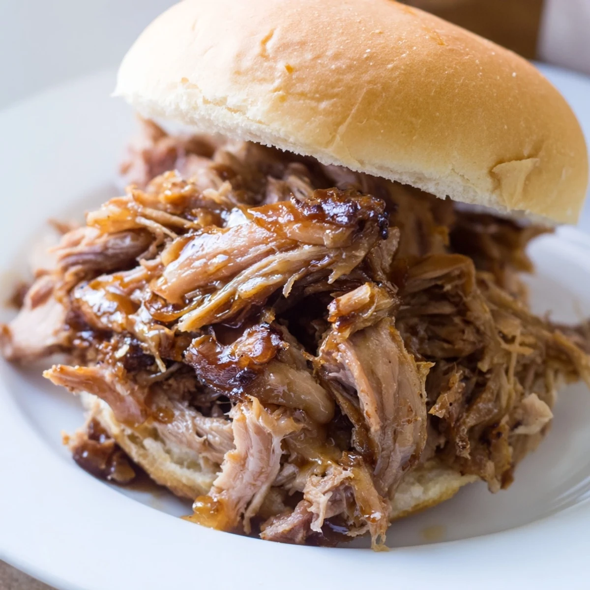 Applesauce Pulled Pork Sandwiches