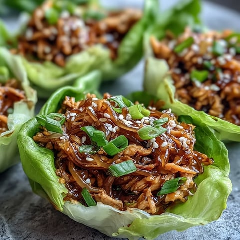 Smoky turkey noodles and crisp butter lettuce leaves create these low-carb Potsticker Noodle Lettuce Cups, perfect for a light handheld meal.