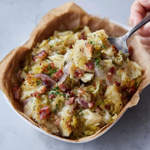 Na tle szarości, w misce złożonej z różnych składników.