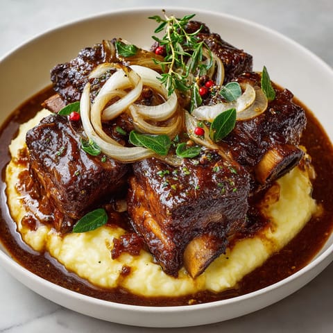 A plate of meat with onions and peppers.