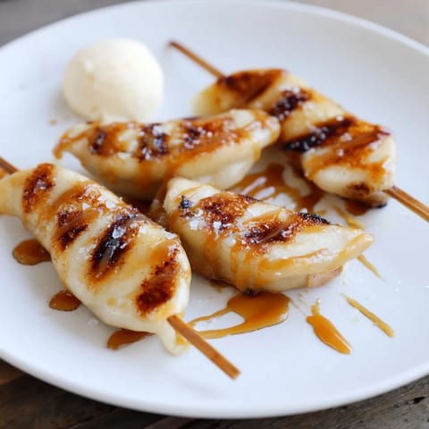 Caramel Apple Pierogi Skewers