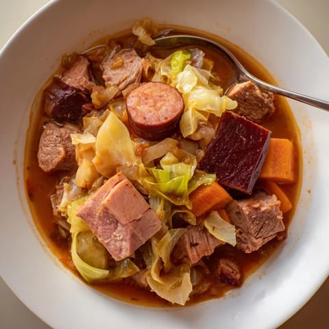 Polski wiejski gulasz tradycyjny