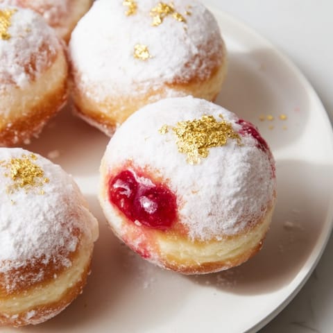 Mini Cherry Pączki złoto