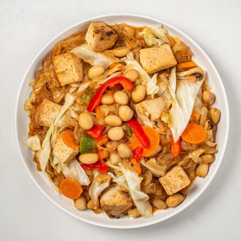 Wegański bigos z chipotle