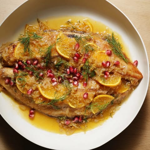 Karp cytrusowo imbirowy glazura