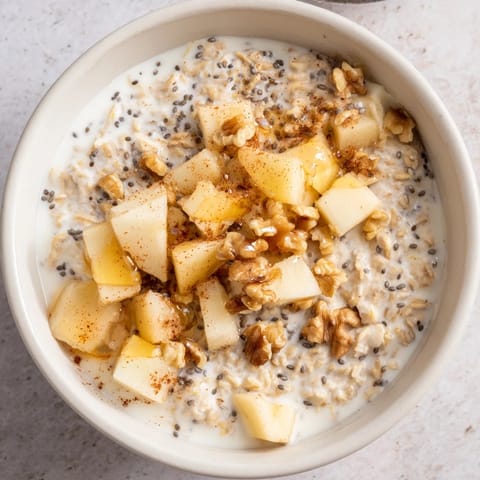 Owsianka jabłka cynamon miód