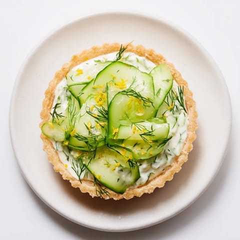 Chrupiące mizeria tartaletki