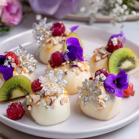 Luksusowa diamantowa patera deserów