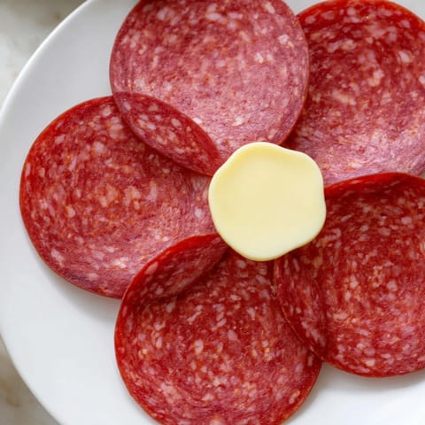 Tudor Rose z salami i serem