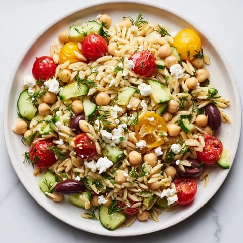 grecka cytrynowa sałatka orzo