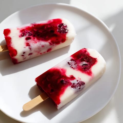 Malinowo kokosowe lody