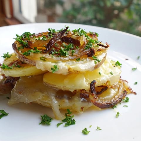 Ziemniaki z karmelizowaną cebulą