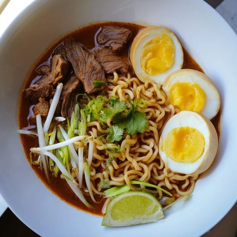 Birria Ramen Fusion Dish