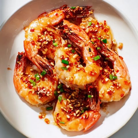 Korean garlic butter shrimp