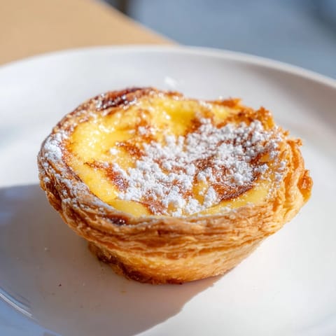 Portugalskie kruche kubki z kremem