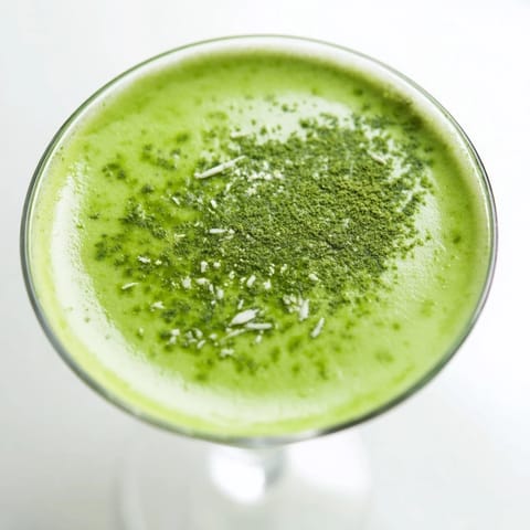 Vibrant green Matcha Martini, a beautiful cocktail perfect for celebrating and sipping.