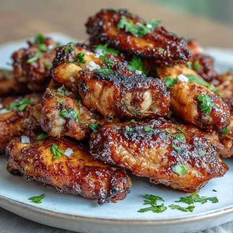 2. Crispy oven-baked wings tossed in a fiery sriracha honey sauce, sprinkled with finishing salt and fresh herbs for bold flavor.