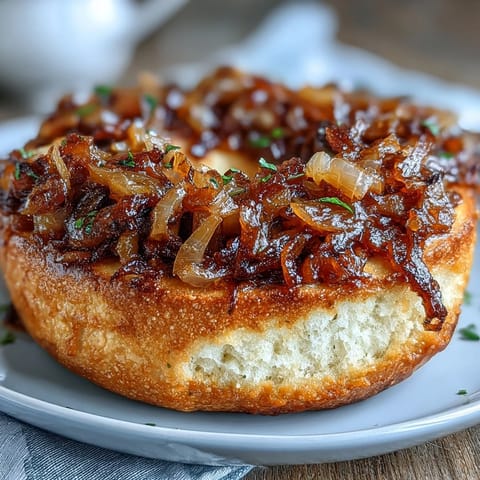 Sourdough z cebulą bagels