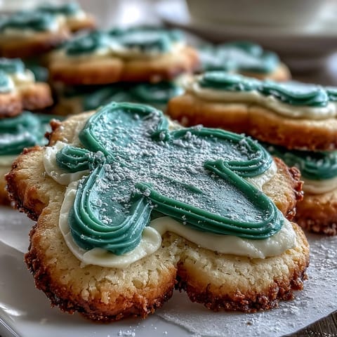 St. Patricks Day cukrowe ciastka