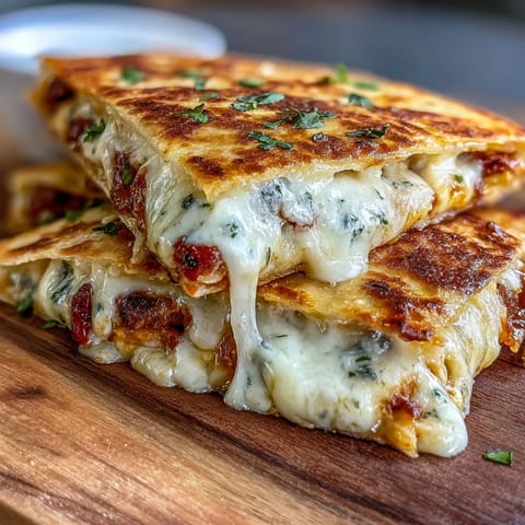 Mini quesadilla triangles salsa