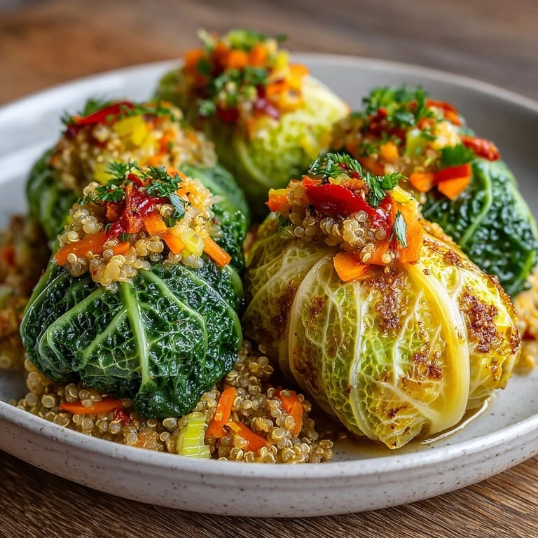 Gołąbki z kaszą i warzywami – tradycyjny przepis na polskie gołąbki wegetariańskie, pełne warzyw!