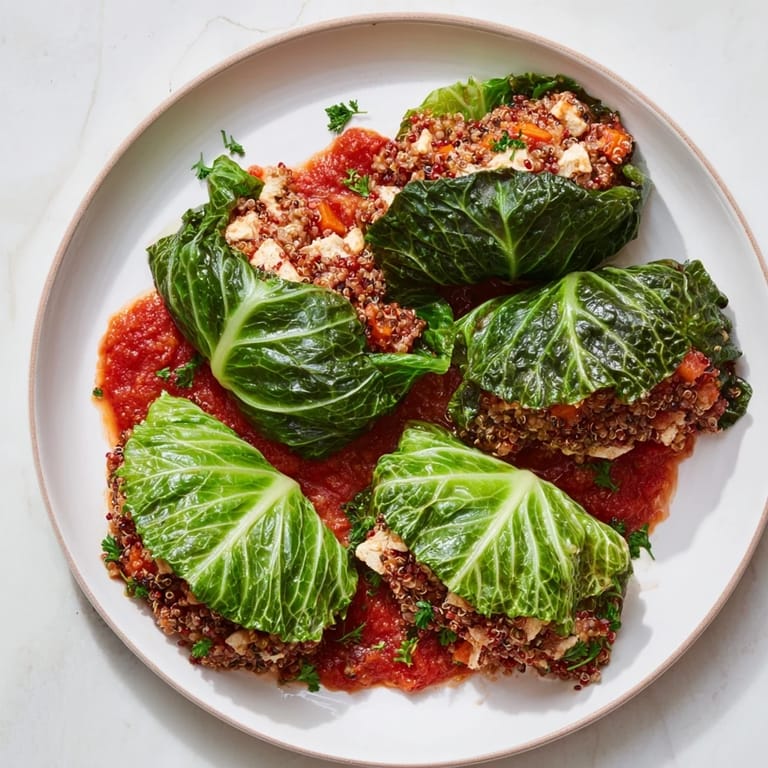 Here are the 3 unique, SEO-optimized ALT image texts for the Stuffed Cabbage Rolls recipe: