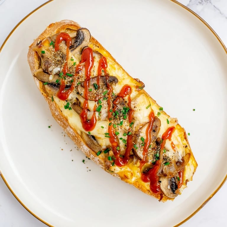 This easy Air Fryer Zapiekanka features a warm, crusty baguette, ready in minutes.