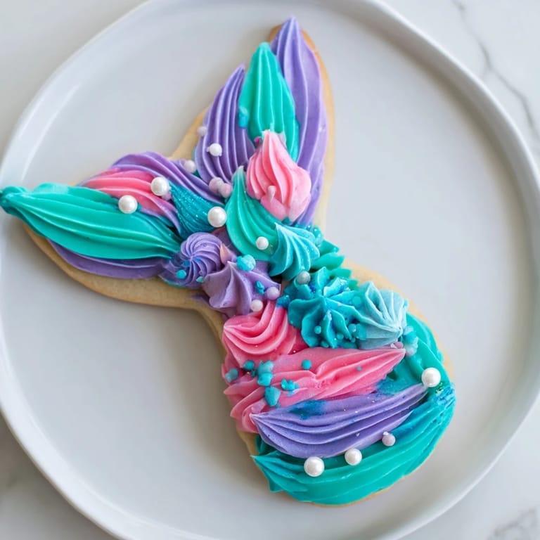 Beautifully decorated Mermaid Tail Under the Sea Sweets, perfect for a whimsical under-the-sea dessert.