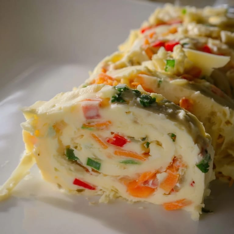 Creamy filling spilling from cut Cozy Scarf Holiday Pinwheel Wraps, perfect for holiday celebrations.