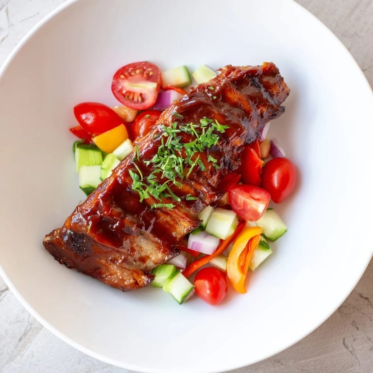 A colorful photo of BBQ Chickpea Salad, featuring vibrant veggies, perfect for a picnic spread.