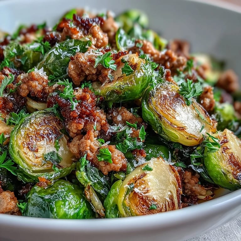 Soczyste kawałki indyka w towarzystwie chrupiącej brukselki, z dodatkiem cytryny i sera.