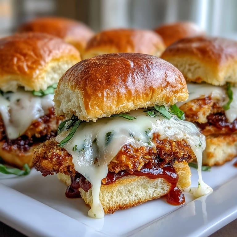Arranged for casual gatherings, these sliders are baked until bubbly and ready to serve warm.