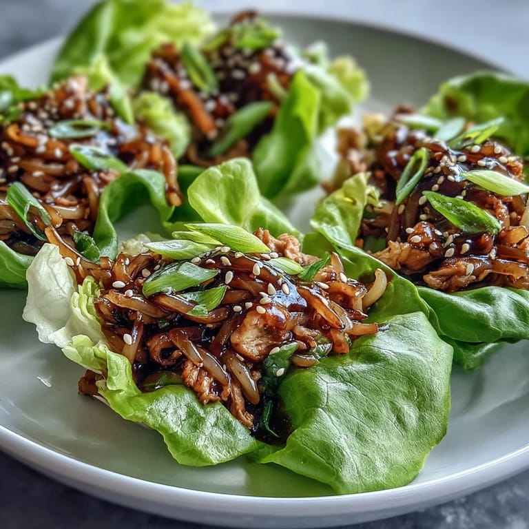 Piled high with shredded carrots and cabbage, these Potsticker Noodle Lettuce Cups offer a crunchy, satisfying, low-carb alternative to takeout.