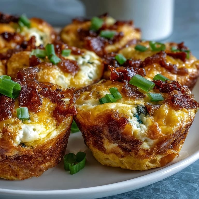 Tasty Ranch & Cheddar Egg Muffin Cups served warm for a high-protein breakfast.